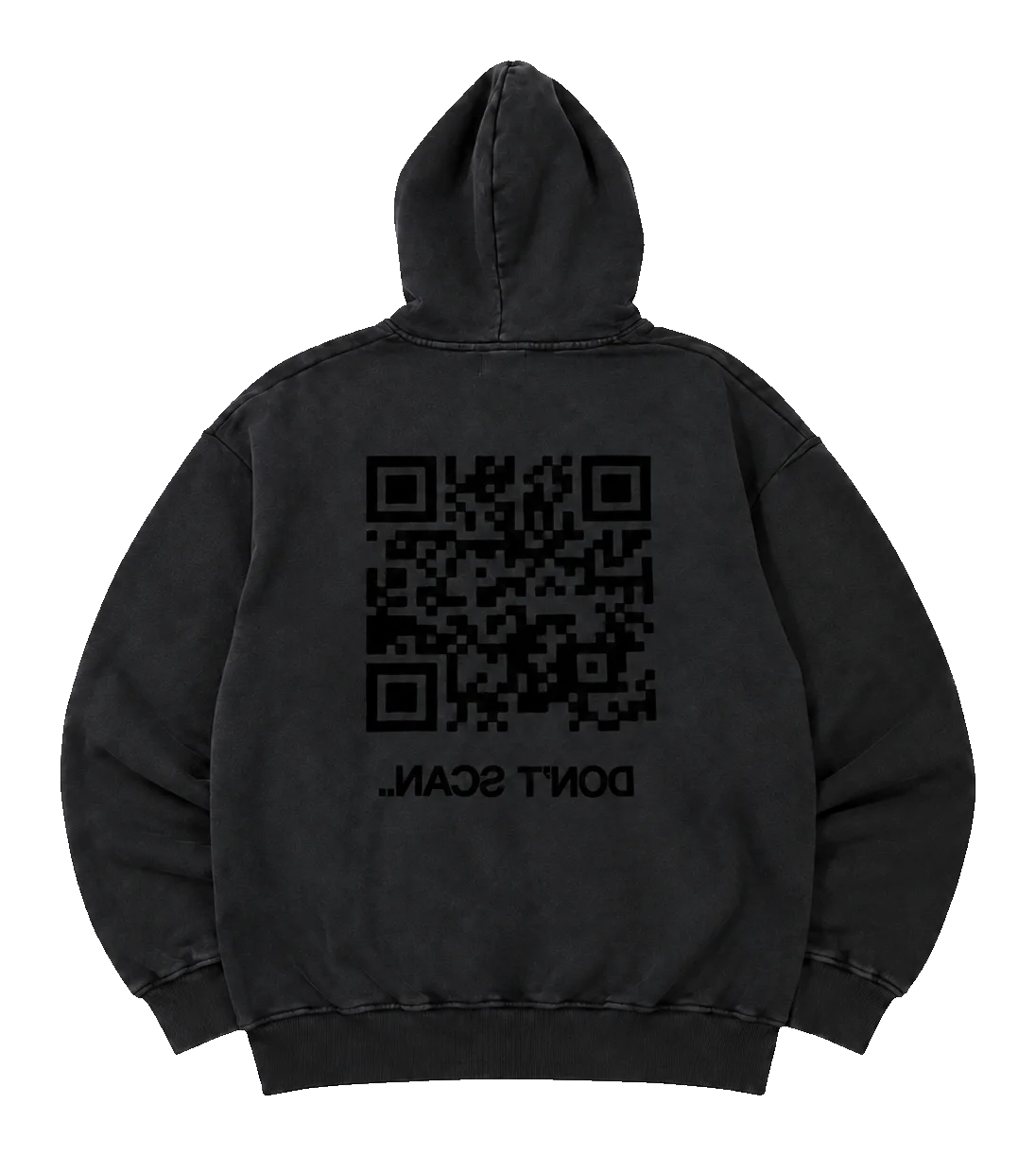 Black Born Different Hoodie back